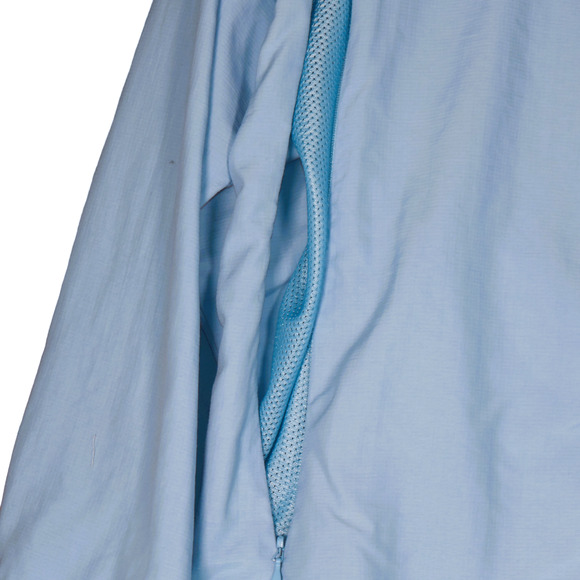 REI Performance Blouse Womens XL Blue Vented Pockets Fishing Camping Hike UPF 30 - Picture 4 of 11